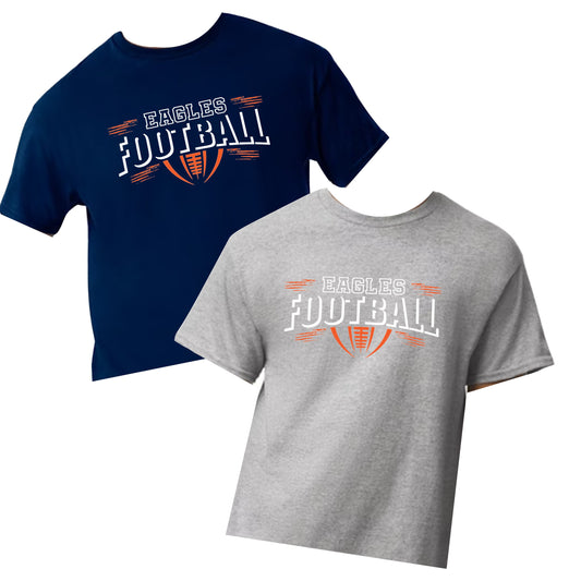 CCHS Football Short Sleeve T-Shirt Logo Design 3