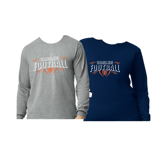 CCHS Football Long Sleeve T-Shirt Logo Design 3