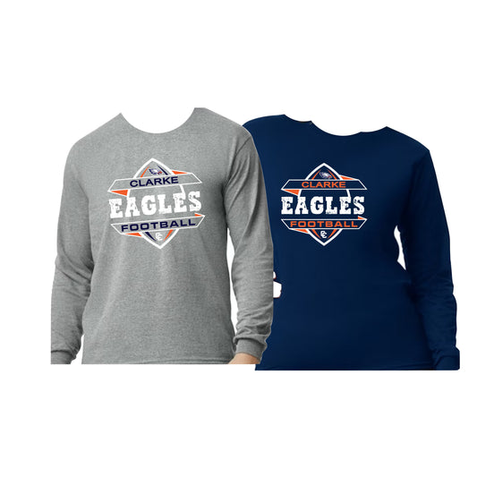 CCHS Football Long Sleeve T-Shirt Logo Design 2