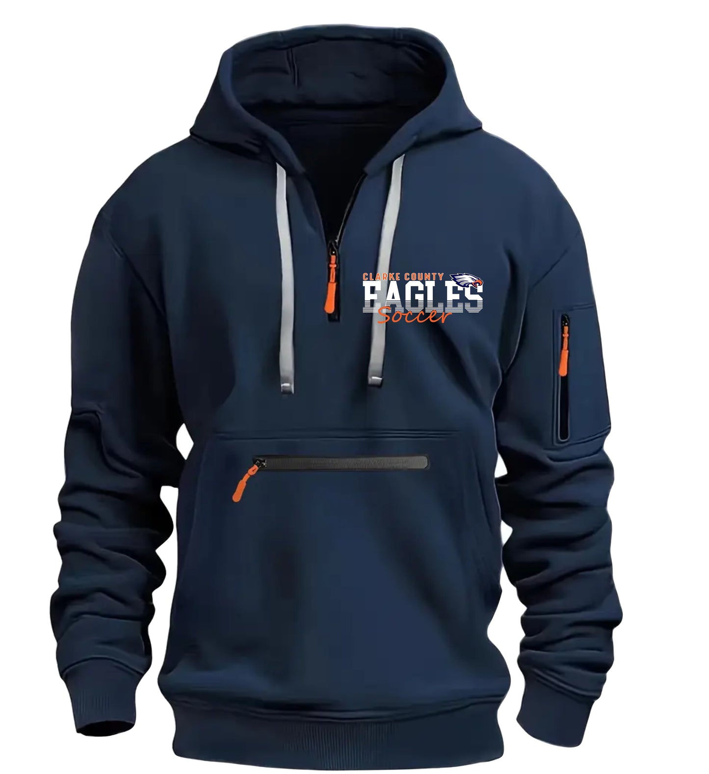 CCHS Soccer - 1/4 Zip Hoodie
