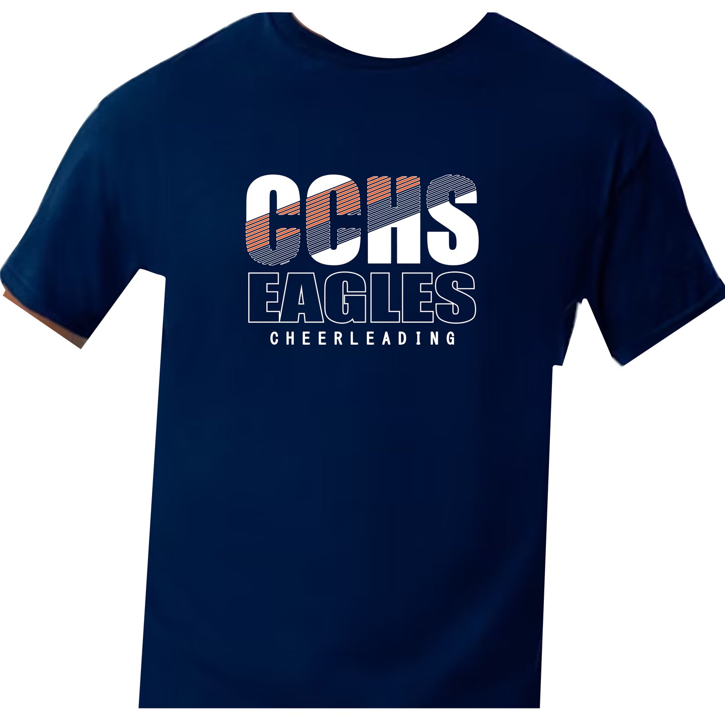 CCHS Cheer Short Sleeve T-Shirt Logo Design 2