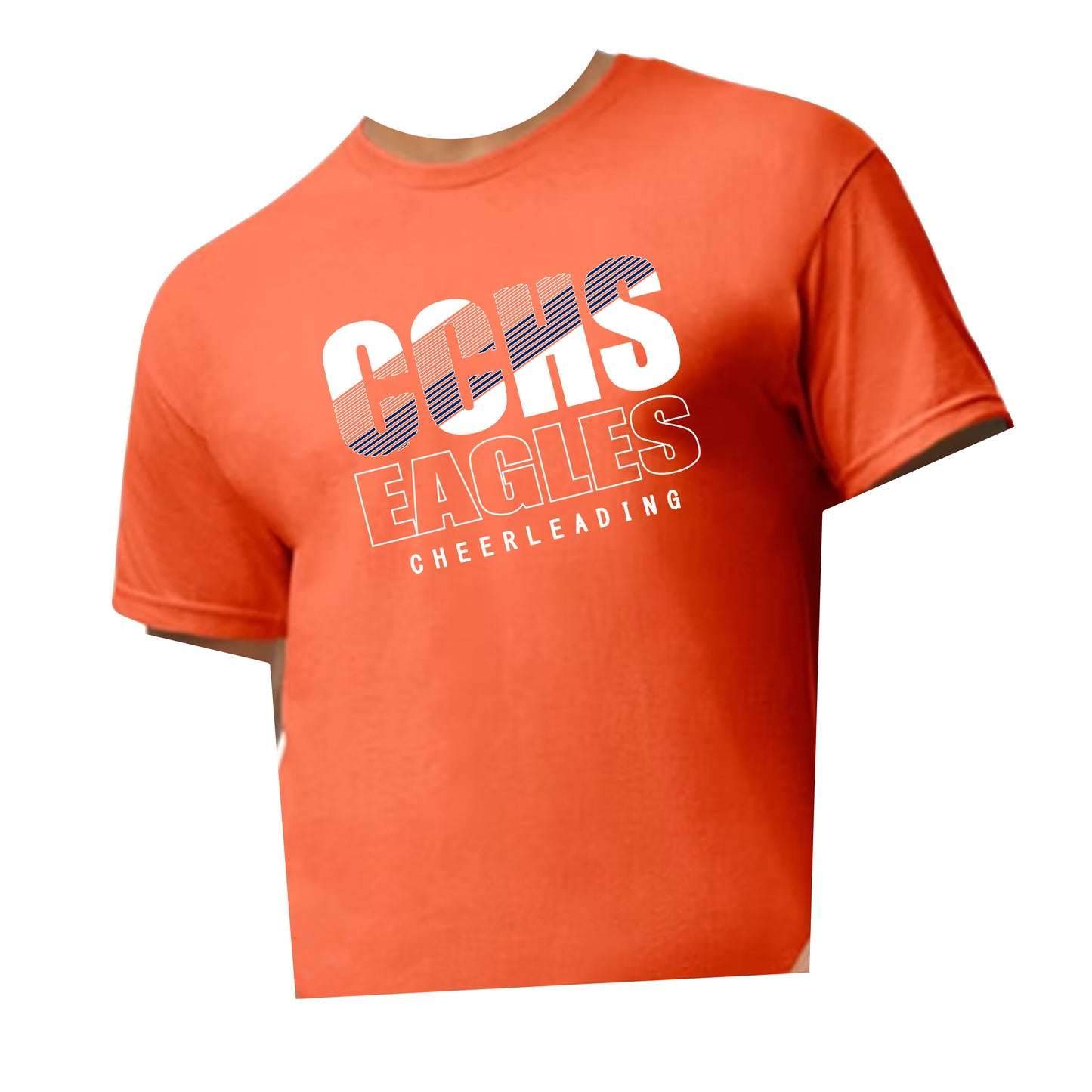 CCHS Cheer Short Sleeve T-Shirt Logo Design 2