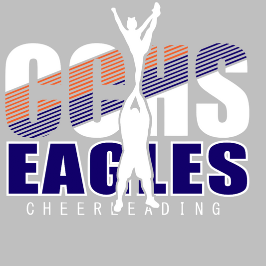 EAA Cheer Short Sleeve T-Shirt Logo Design 2