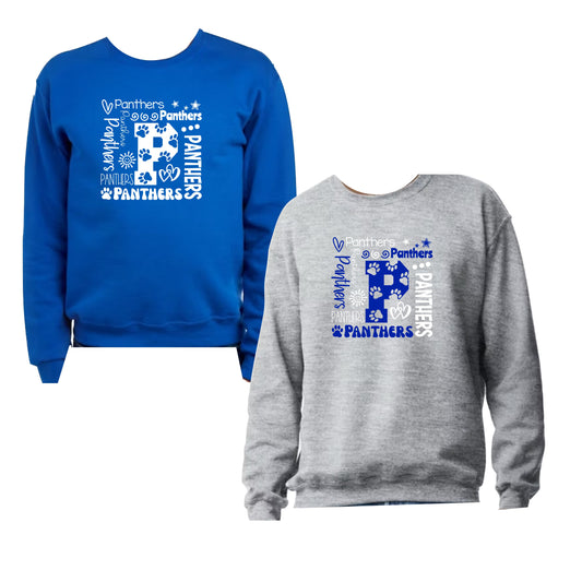 Cooley Adult Crewneck Sweatshirt Words Design