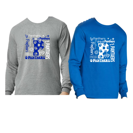 Cooley Adult Long Sleeve T-Shirt Words Design