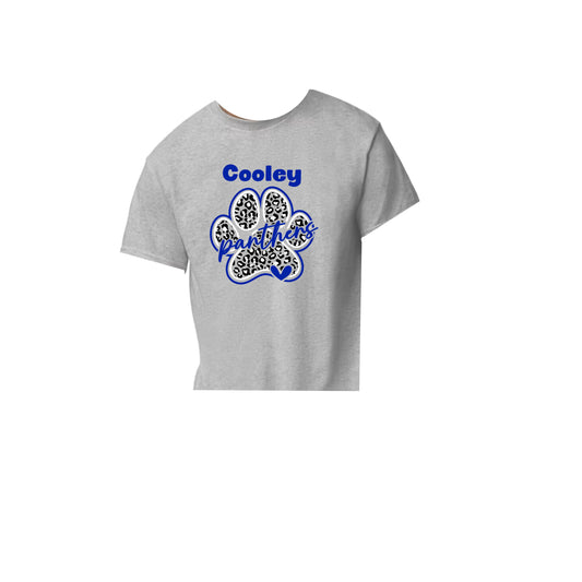 Cooley Youth Short Sleeve T-Shirt Design Paw