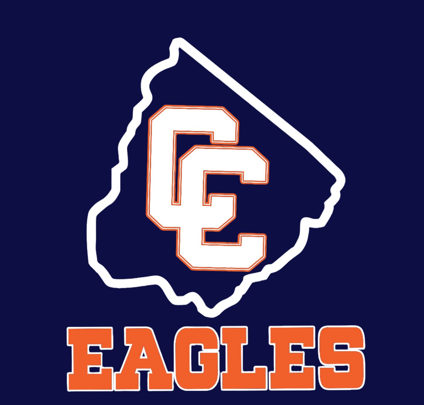 EAA CC Eagles Hoodie Logo Design 1