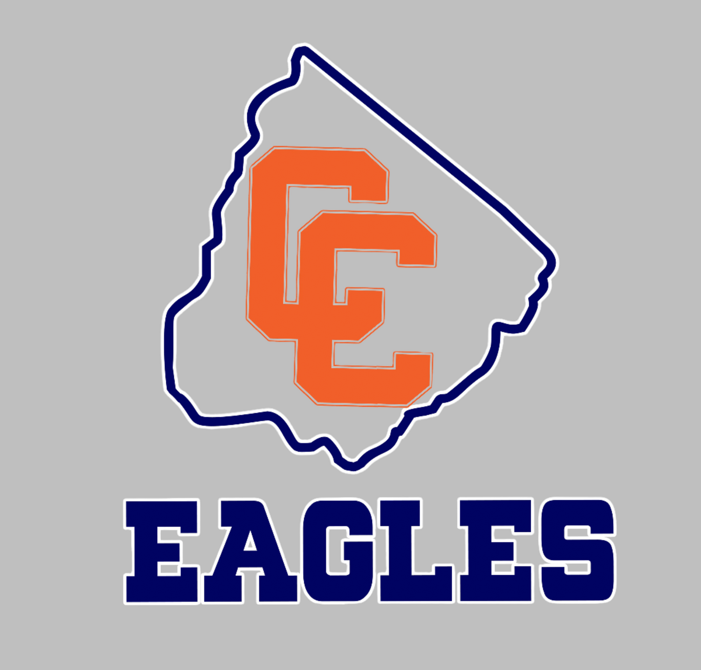 EAA CC Eagles Hoodie Logo Design 1