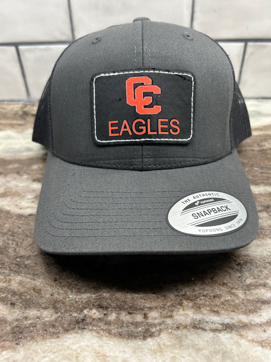 CCHS CC Eagles Hat Black Mesh