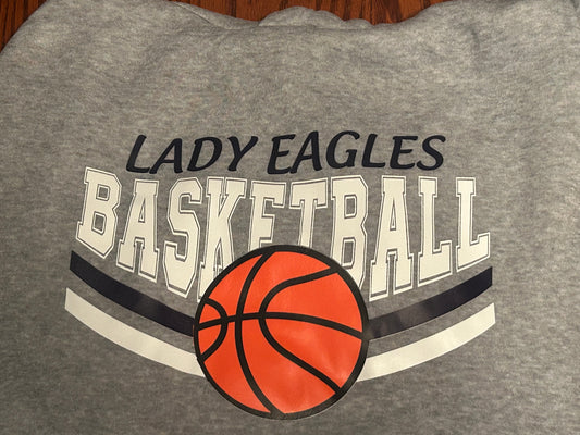 EAA Basketball Ladies Long Sleeve T-Shirt Logo Design 2