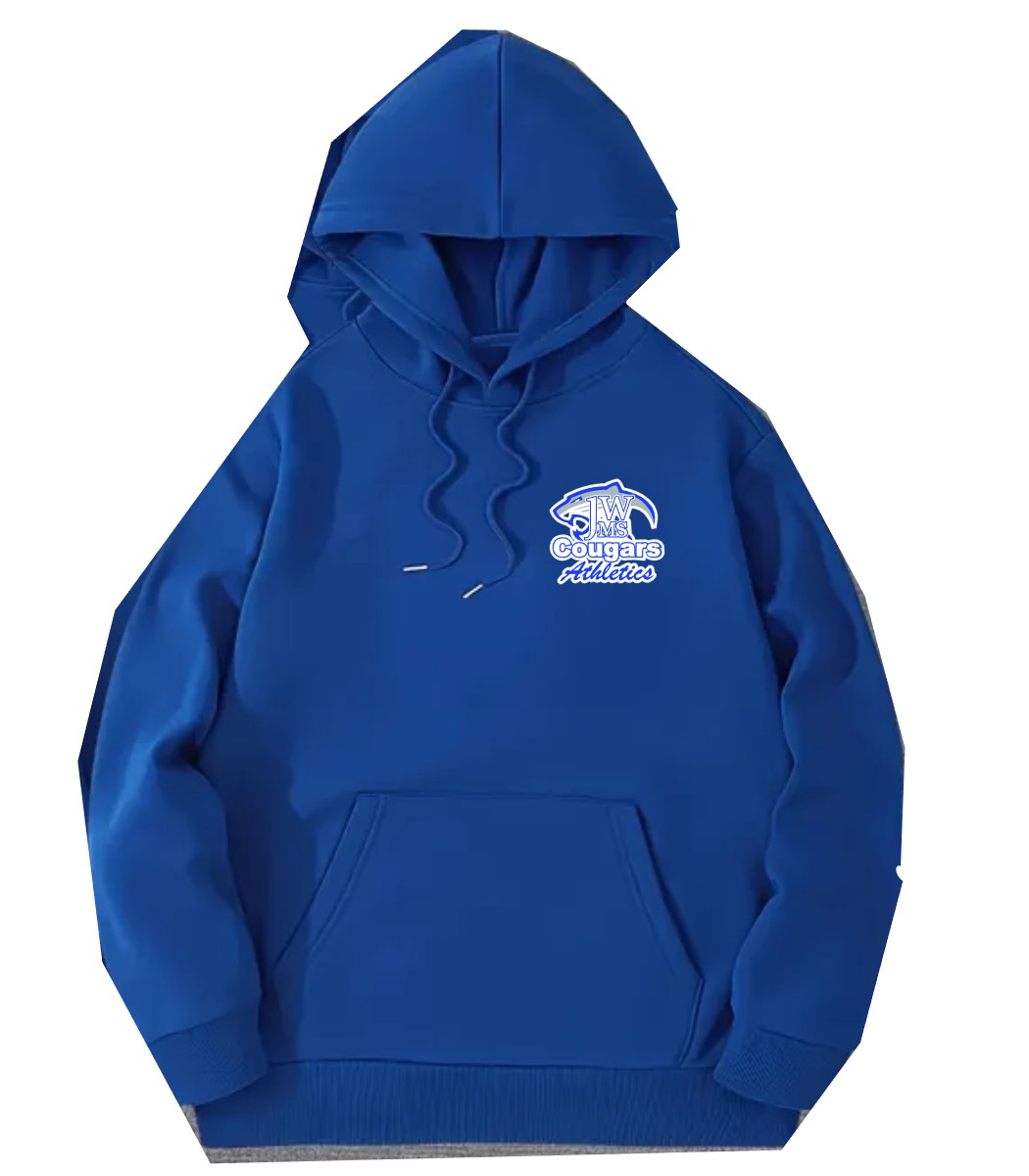 J-WMS Cougar Head Pocket Design Hoodie