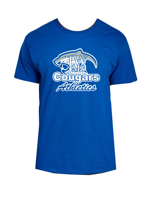 J-WMS Cougar Head Athletics Short Sleeve T-Shirt