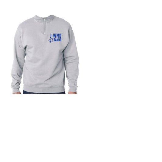 J-WMS Bands - No Outline 1/4 Zip Hoodie