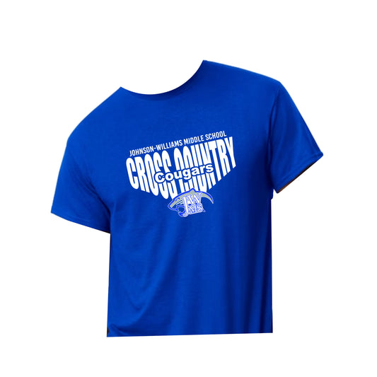 J-WMS Cross Country Short Sleeve T-Shirt Design 1`