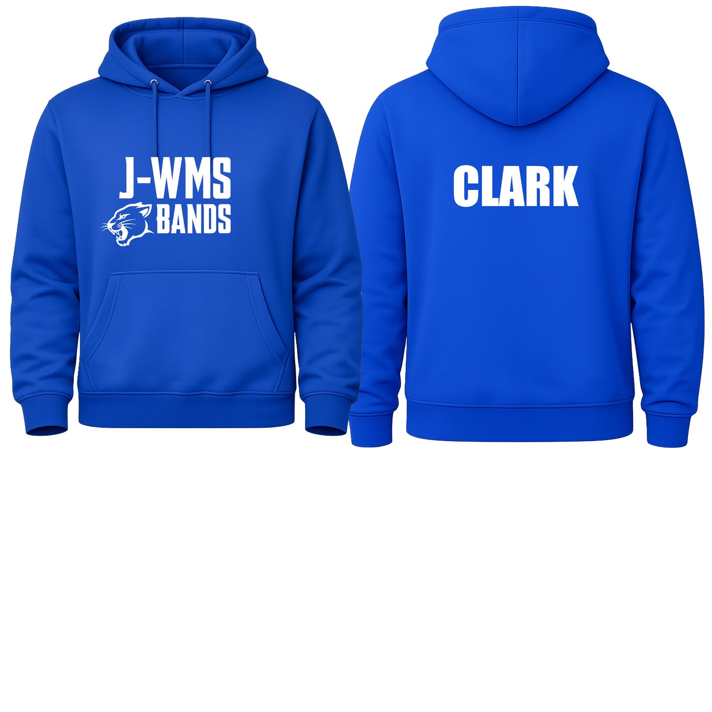J-WMS Bands Hoodie No Outline Unisex's Fit