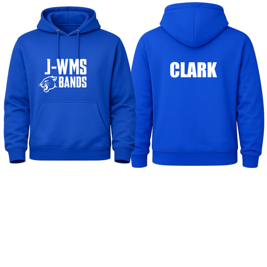 J-WMS Bands Hoodie No Outline Unisex's Fit