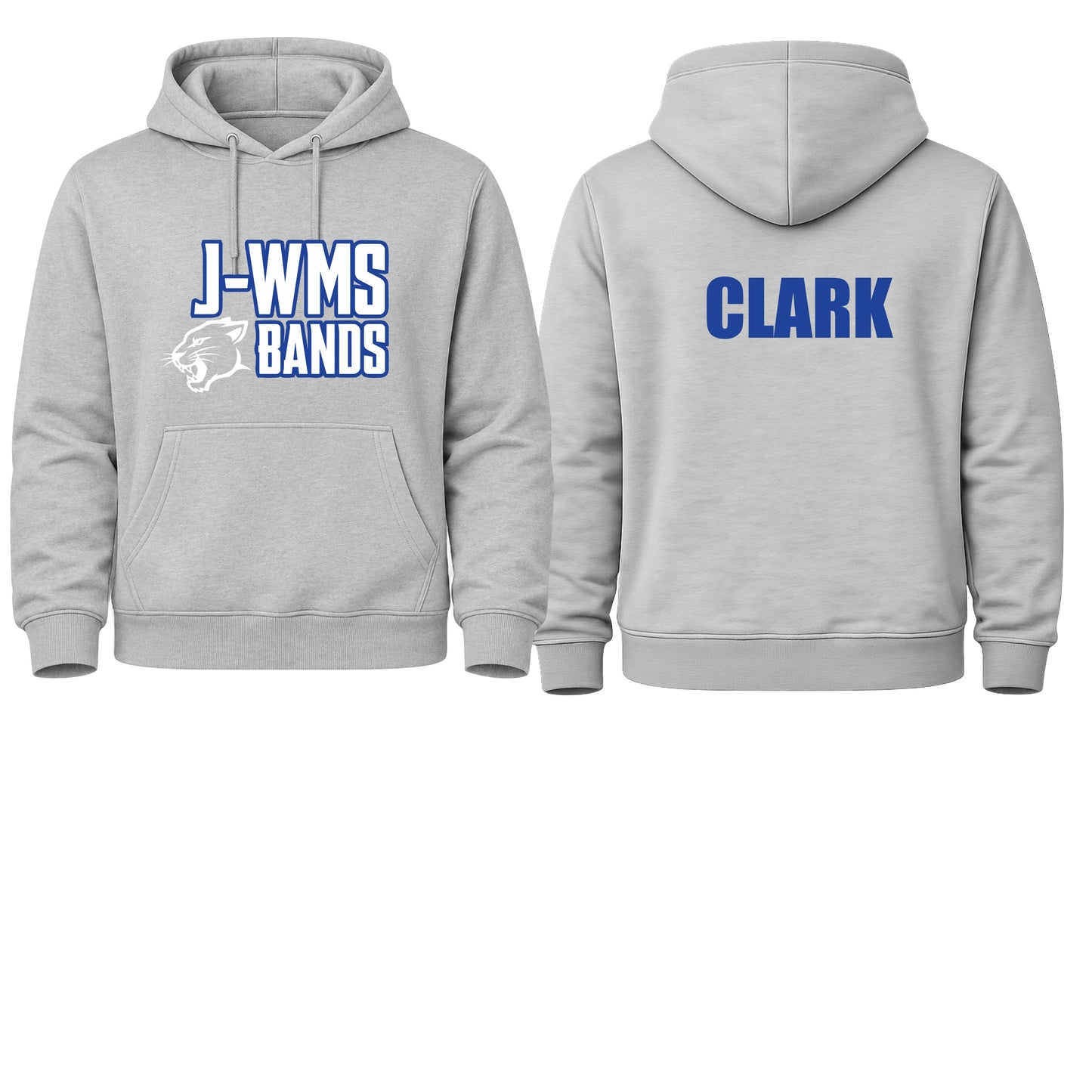 J-WMS Bands Hoodie Unisex's Fit