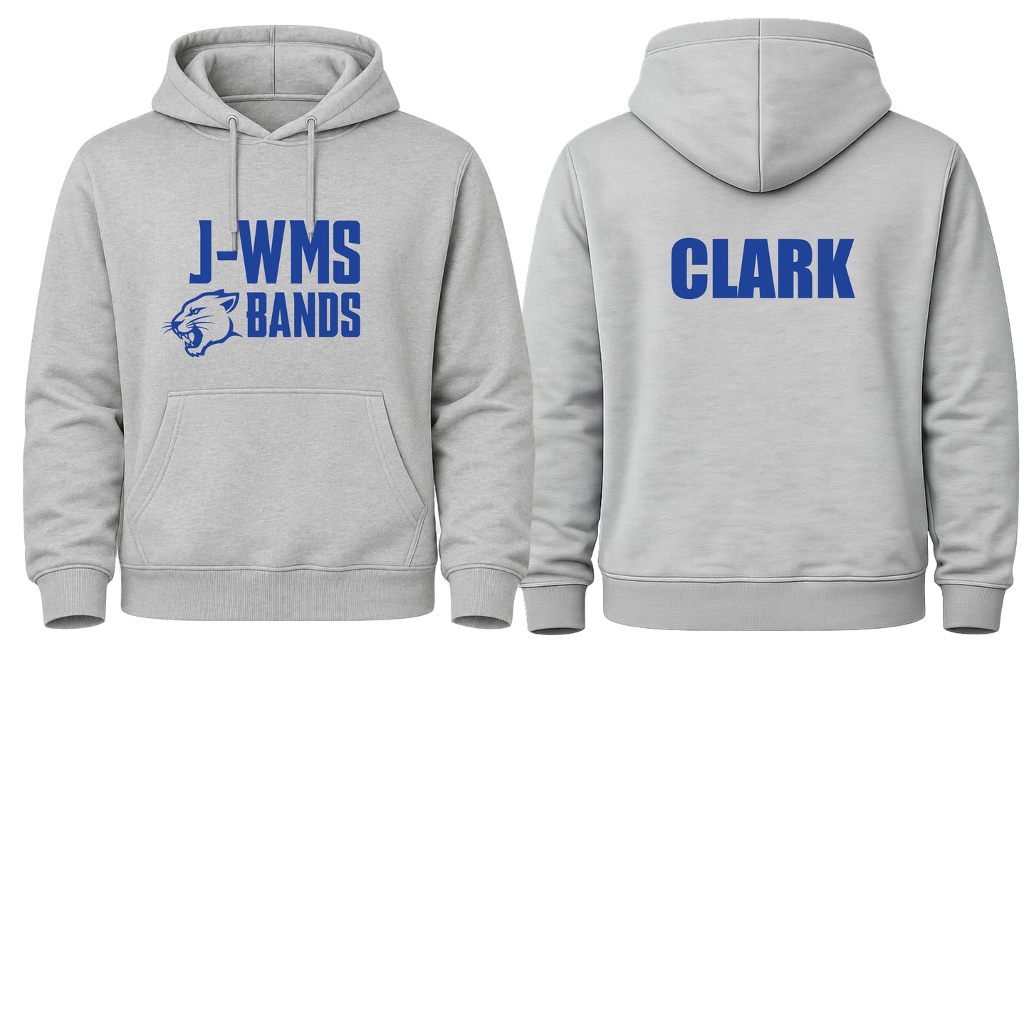 J-WMS Bands Hoodie No Outline Unisex's Fit