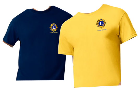Lions Club Unisex Gilden Preshrunk Cotton/Poly