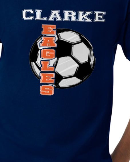 CCHS Soccer Short Sleeve T-Shirt Logo Design 4