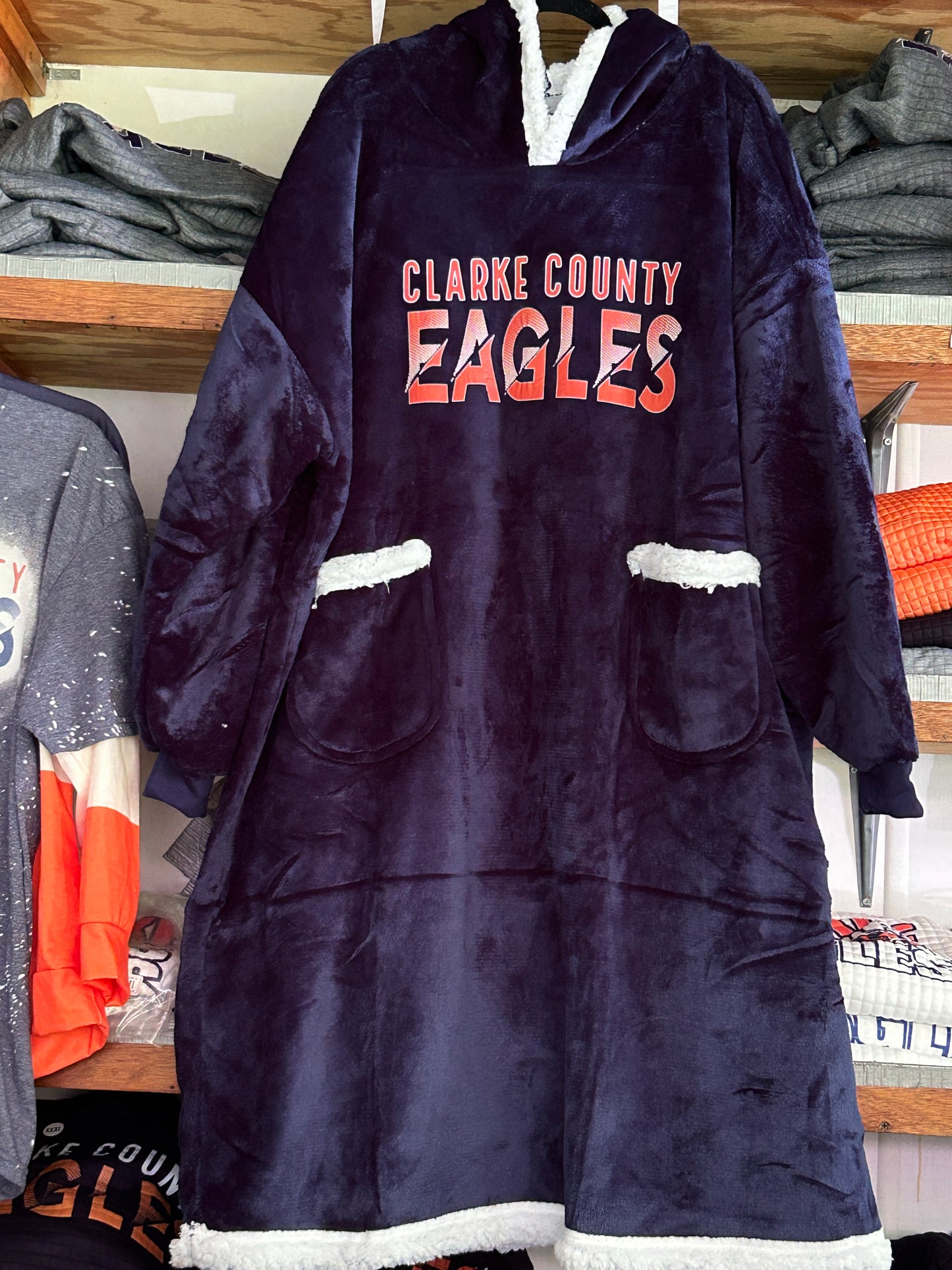 EAA Eagles Hooded Snuggy Logo Design 4B