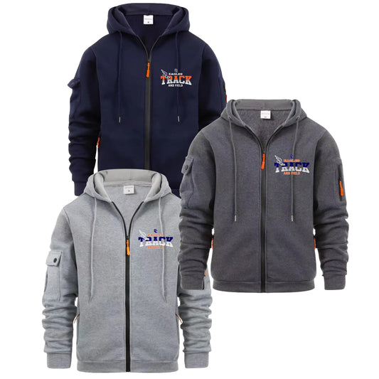 CCHS Track and Field Full Zip Design 1 or Design 2 - Navy Only