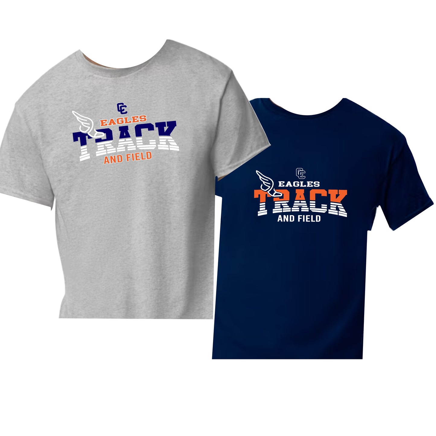 CCHS Track and Field Short Sleeve T Shirt Design 1