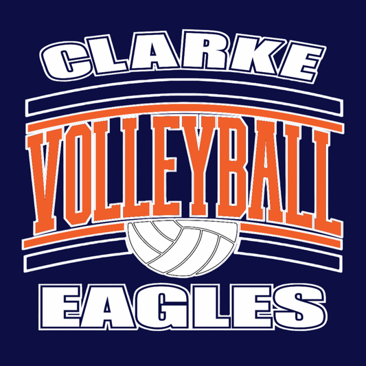 EAA Volleyball Short Sleeve T-Shirt Logo Design 4