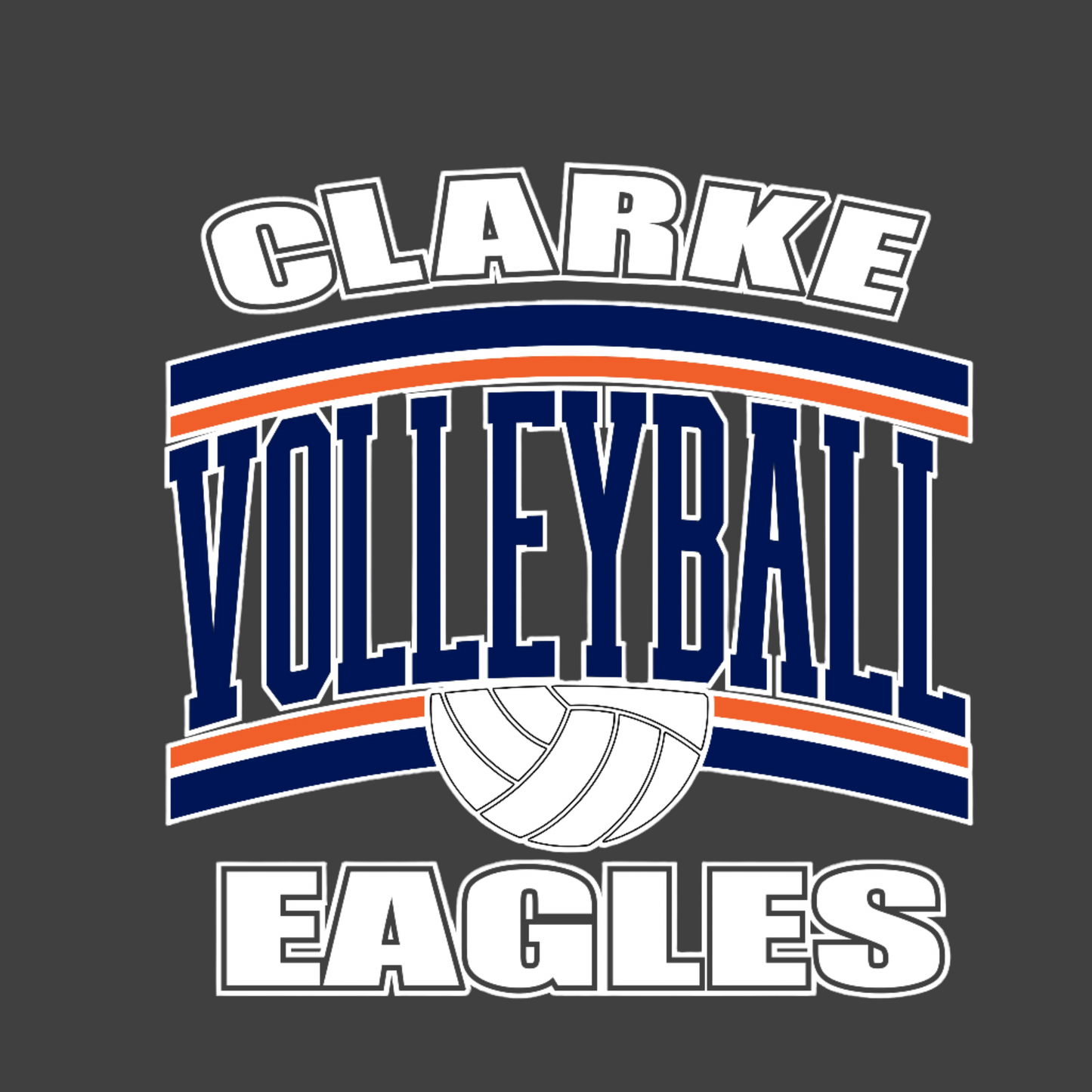 EAA Volleyball Long Sleeve T-Shirt Logo Design 4